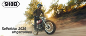 Shoei Kollektion 2026 eingetroffen.